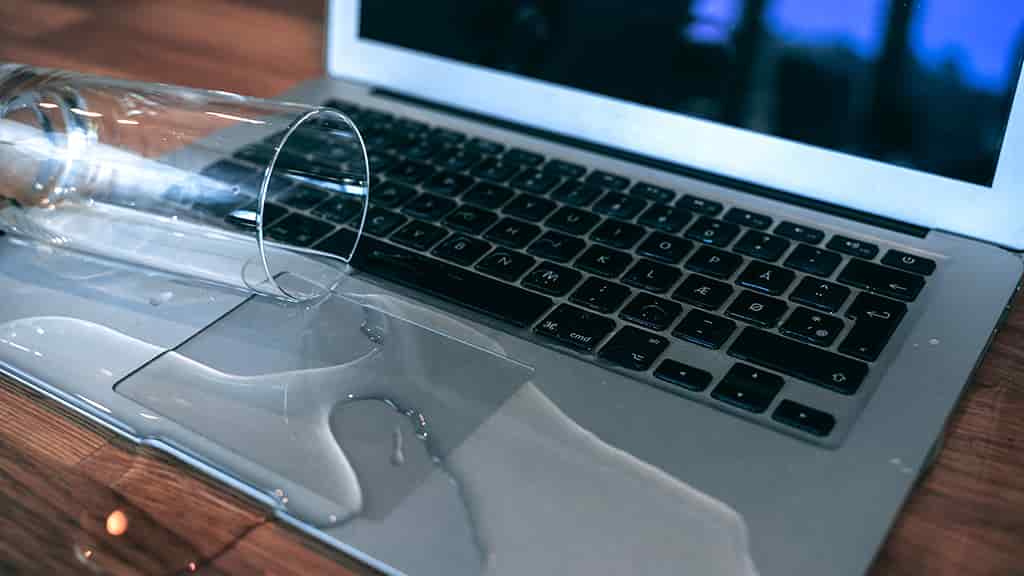 How to prevent a laptop from liquid damage
